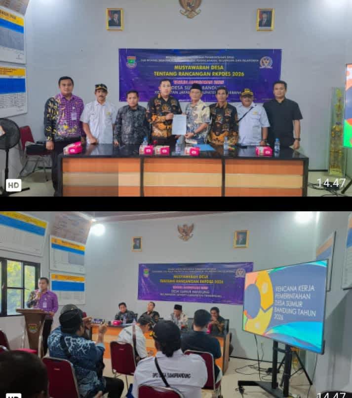 Sumur Bandung Jadi Desa Pertama Gelar Musdus RKPDES 2026 di Jayanti