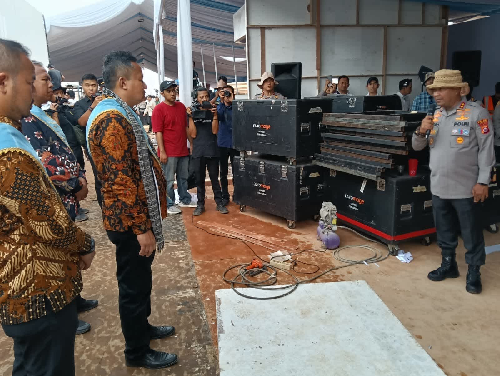 Kapolres Serang ikuti Gladi Bersih Penanaman Jagung Serentak Kuartal IV Di Kecamatan Tigaraksa