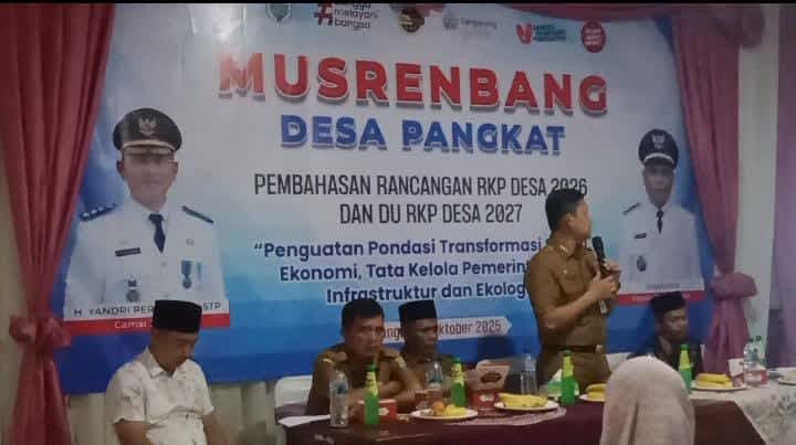 Penguatan Pondasi Transformasi Sosial dan Ekonomi Jadi Tema Musrenbang Desa Pangkat Kecamatan Jayanti