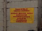 DILARANG BUANG SAMPAH DISINI, Aktivis Lingkungan Desak Pihak Kecamatan Cikupa Carikan Solusi...!! DILARANG BUANG SAMPAH DISINI, Aktivis Lingkungan Desak Pihak Kecamatan Cikupa Carikan Solusi...!!